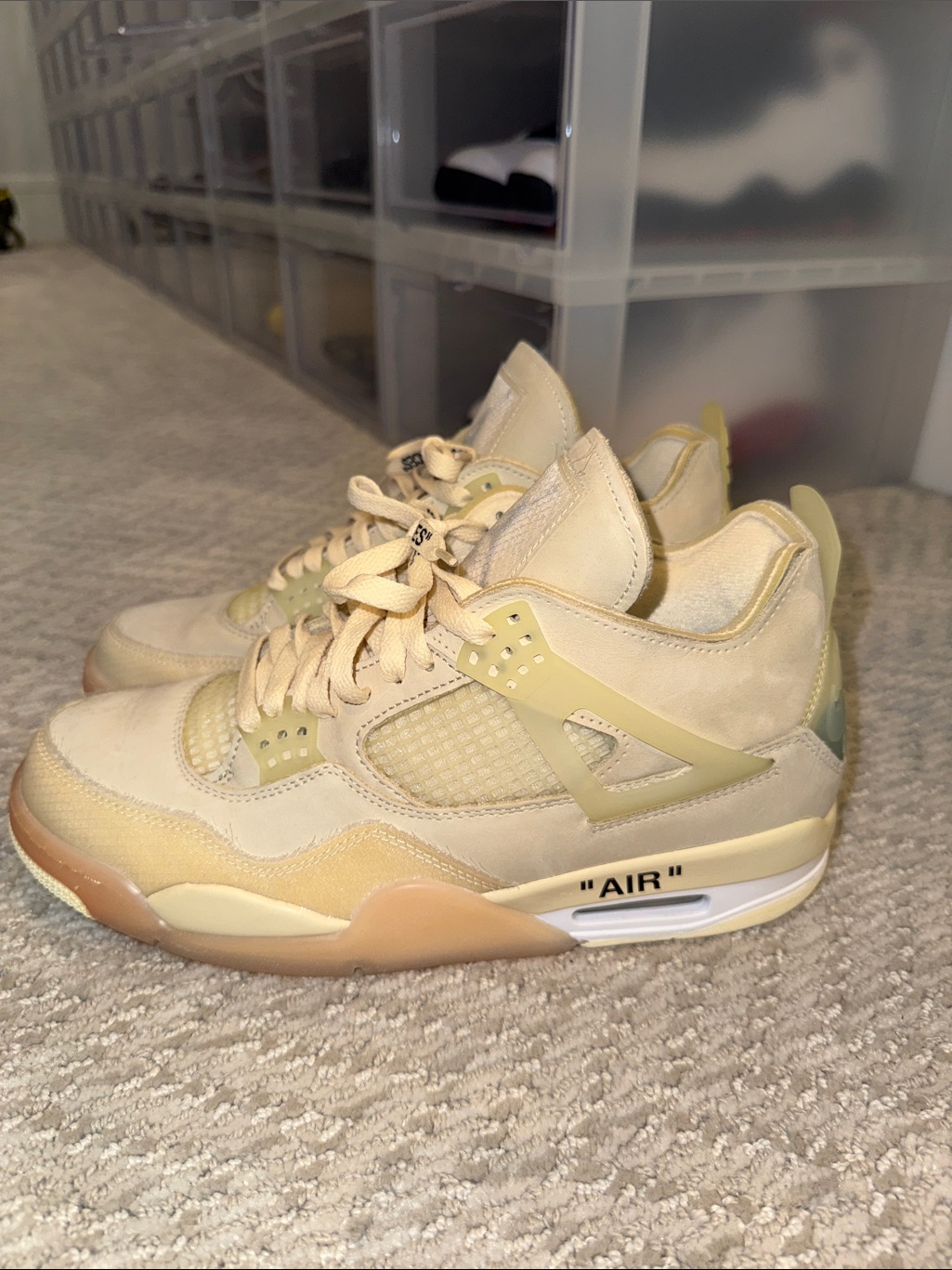 Jordan 4 OffWhite Sail
